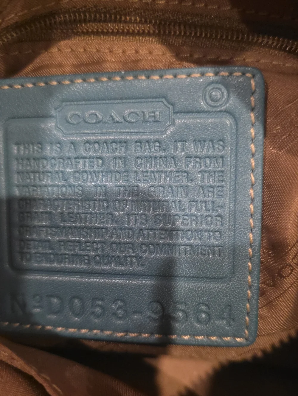 Coach gorgeous glovetanned
